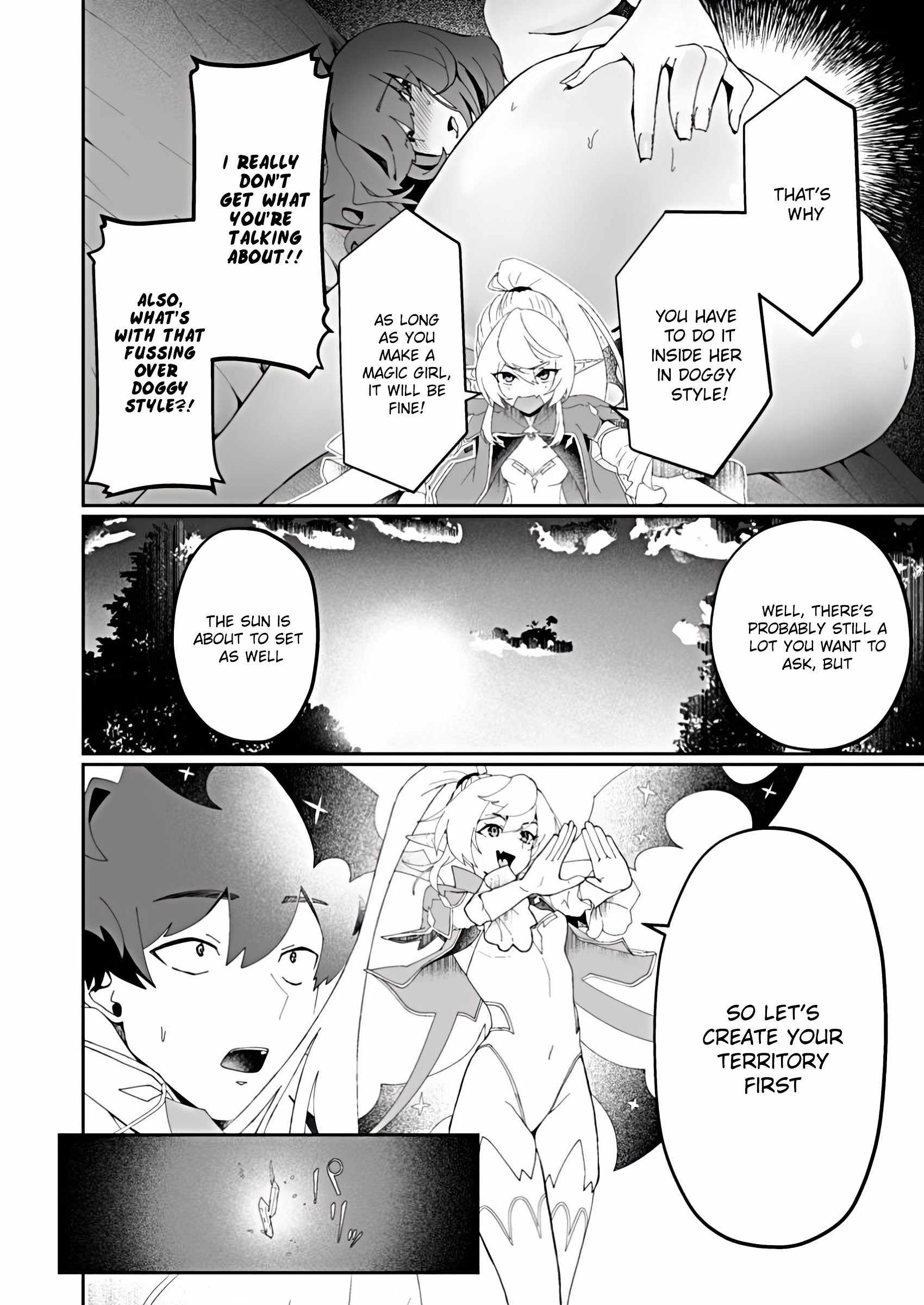 Makutsu no Ou ~Yomei Ikkagetsu no Doutei, Mahou Shoujo Harem o Kizuite Ou e Kunrinsu~ Chapter 2 - Page 4