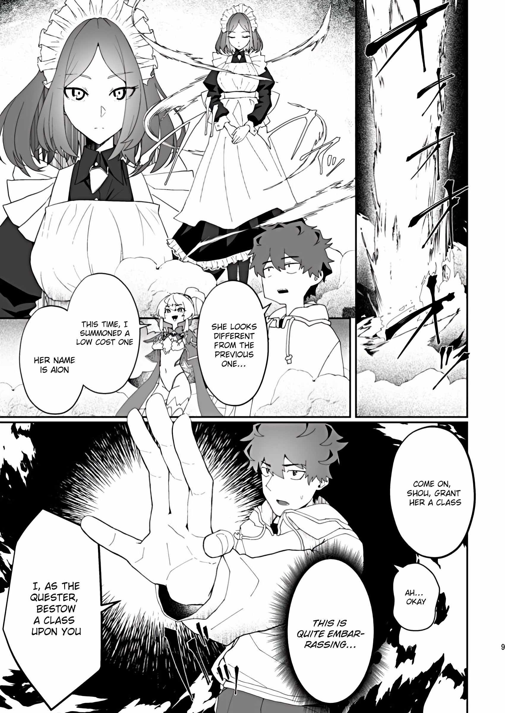 Makutsu no Ou ~Yomei Ikkagetsu no Doutei, Mahou Shoujo Harem o Kizuite Ou e Kunrinsu~ Chapter 2 - Page 9