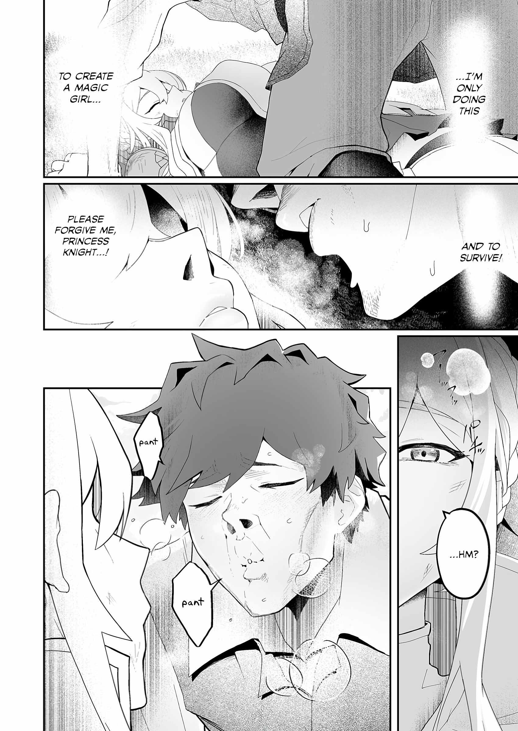 Makutsu no Ou ~Yomei Ikkagetsu no Doutei, Mahou Shoujo Harem o Kizuite Ou e Kunrinsu~ Chapter 3 - Page 12