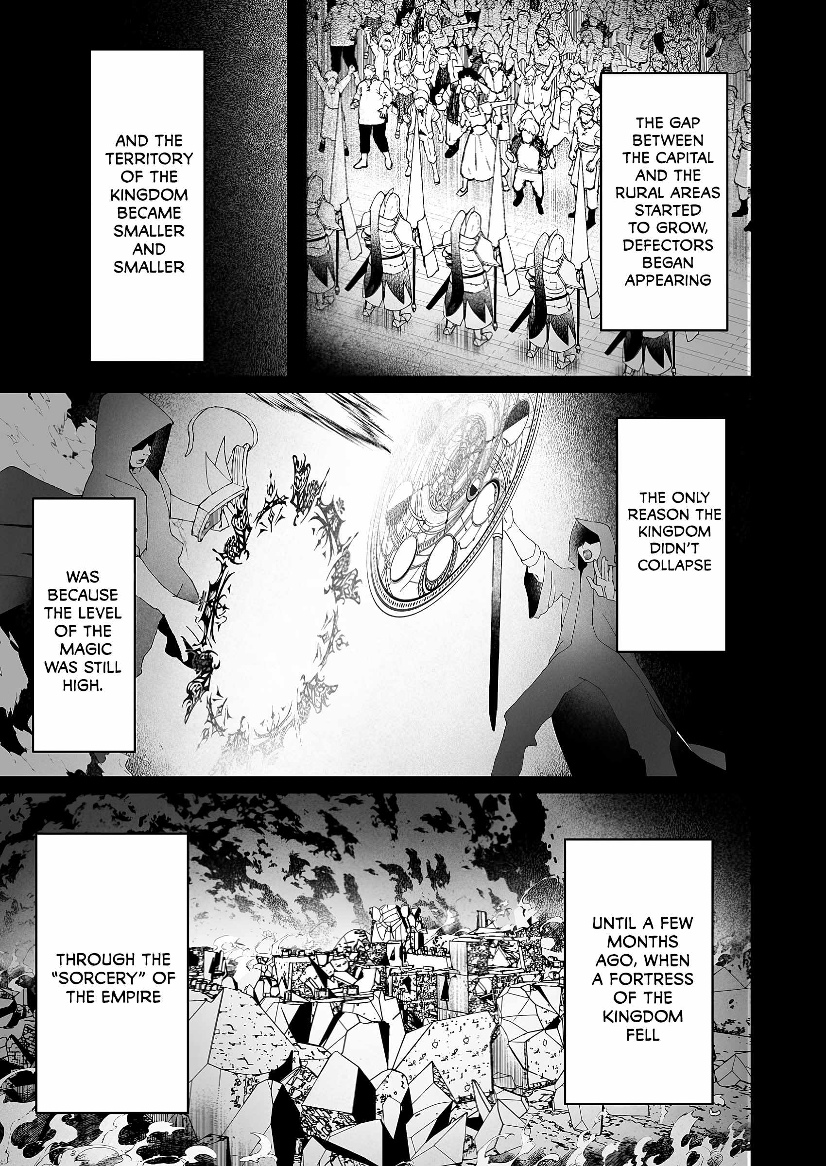 Makutsu no Ou ~Yomei Ikkagetsu no Doutei, Mahou Shoujo Harem o Kizuite Ou e Kunrinsu~ Chapter 3 - Page 25