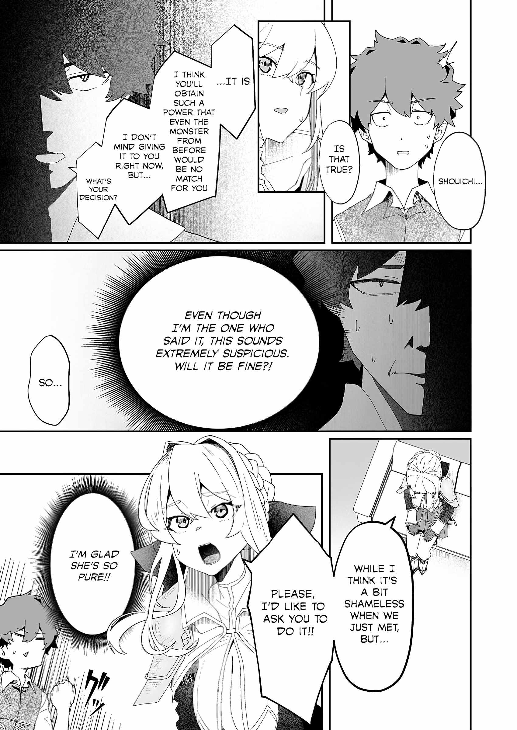 Makutsu no Ou ~Yomei Ikkagetsu no Doutei, Mahou Shoujo Harem o Kizuite Ou e Kunrinsu~ Chapter 3 - Page 33