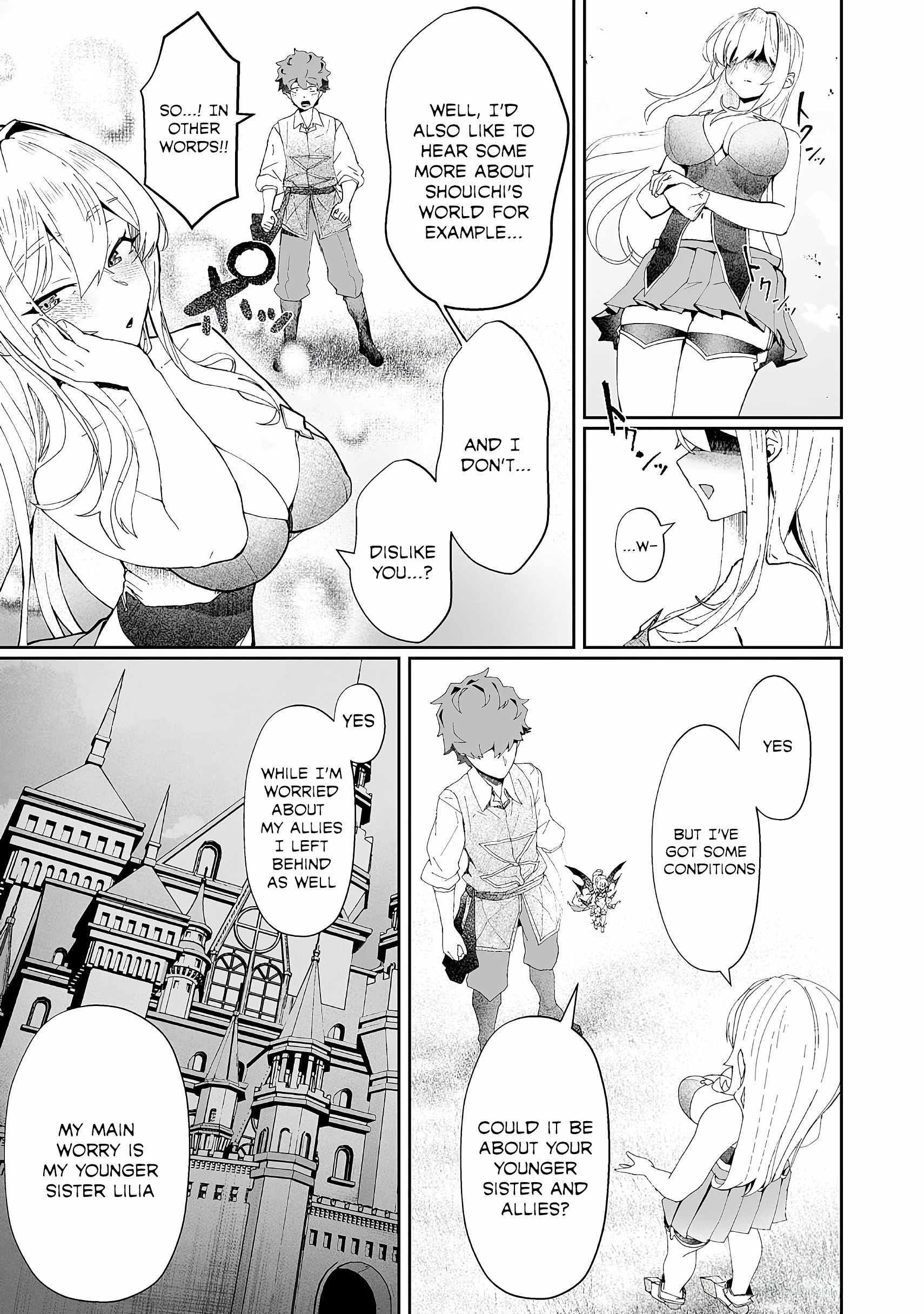 Makutsu no Ou ~Yomei Ikkagetsu no Doutei, Mahou Shoujo Harem o Kizuite Ou e Kunrinsu~ Chapter 4 - Page 27