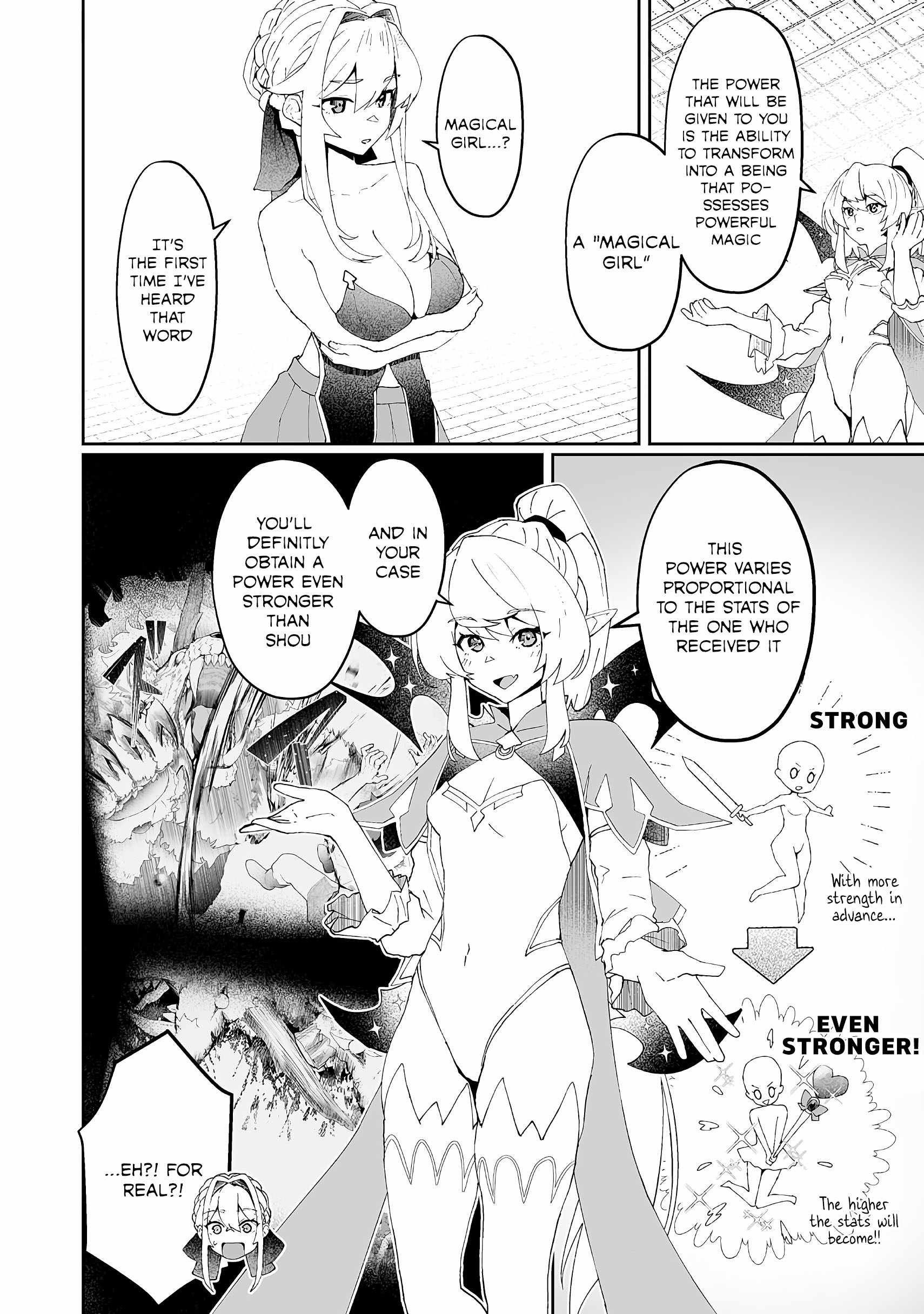 Makutsu no Ou ~Yomei Ikkagetsu no Doutei, Mahou Shoujo Harem o Kizuite Ou e Kunrinsu~ Chapter 4 - Page 4