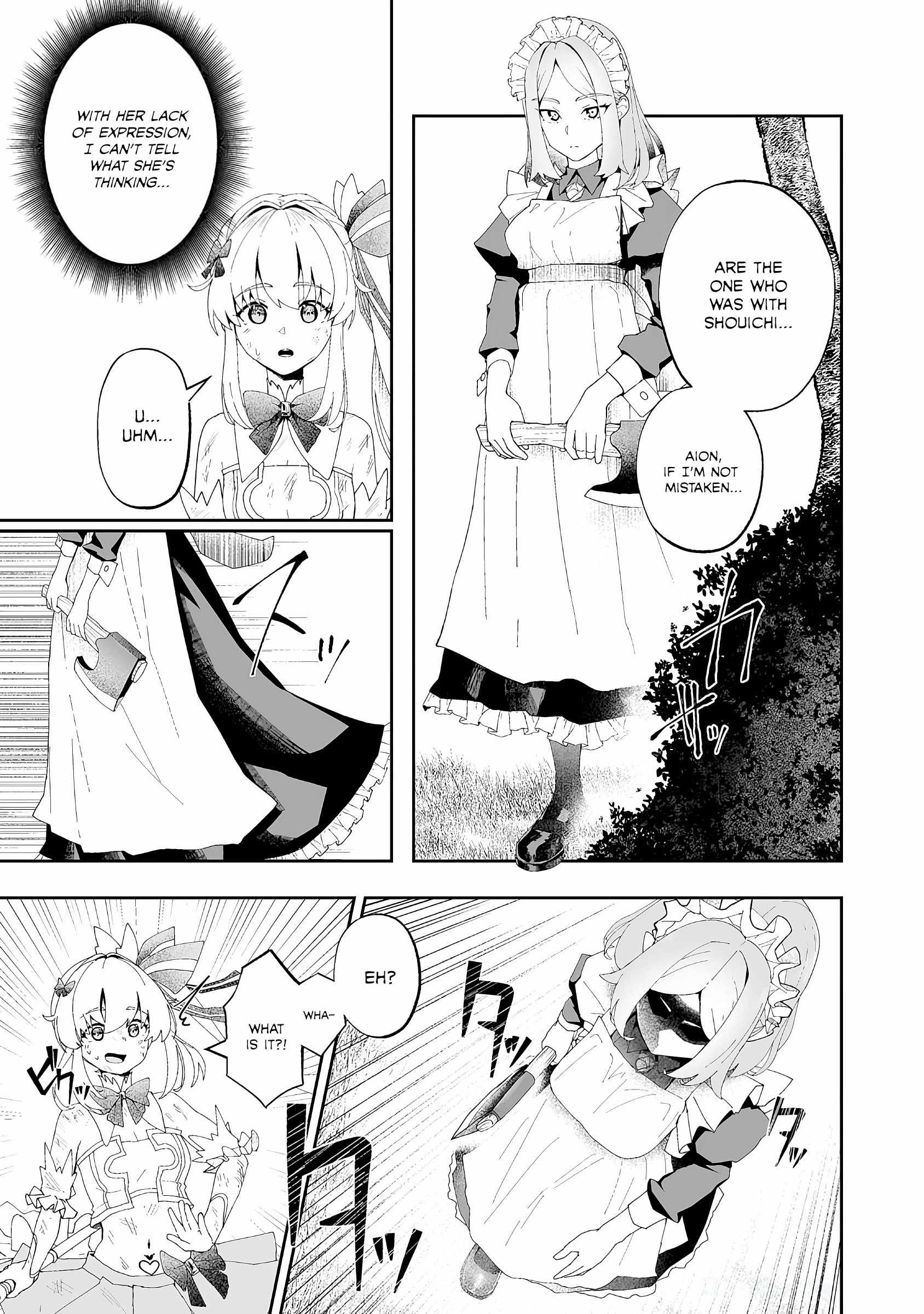 Makutsu no Ou ~Yomei Ikkagetsu no Doutei, Mahou Shoujo Harem o Kizuite Ou e Kunrinsu~ Chapter 5 - Page 11