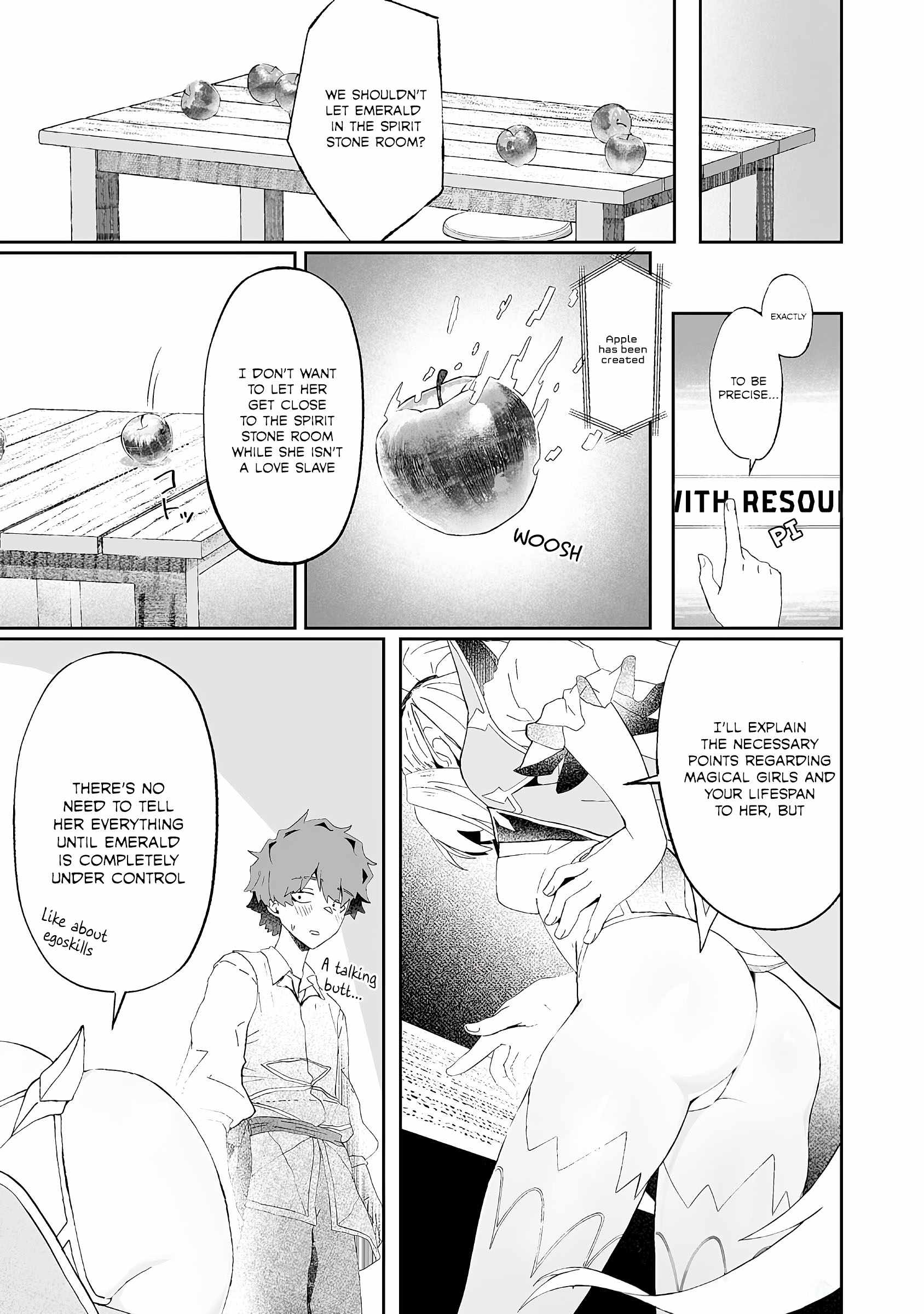 Makutsu no Ou ~Yomei Ikkagetsu no Doutei, Mahou Shoujo Harem o Kizuite Ou e Kunrinsu~ Chapter 5 - Page 13