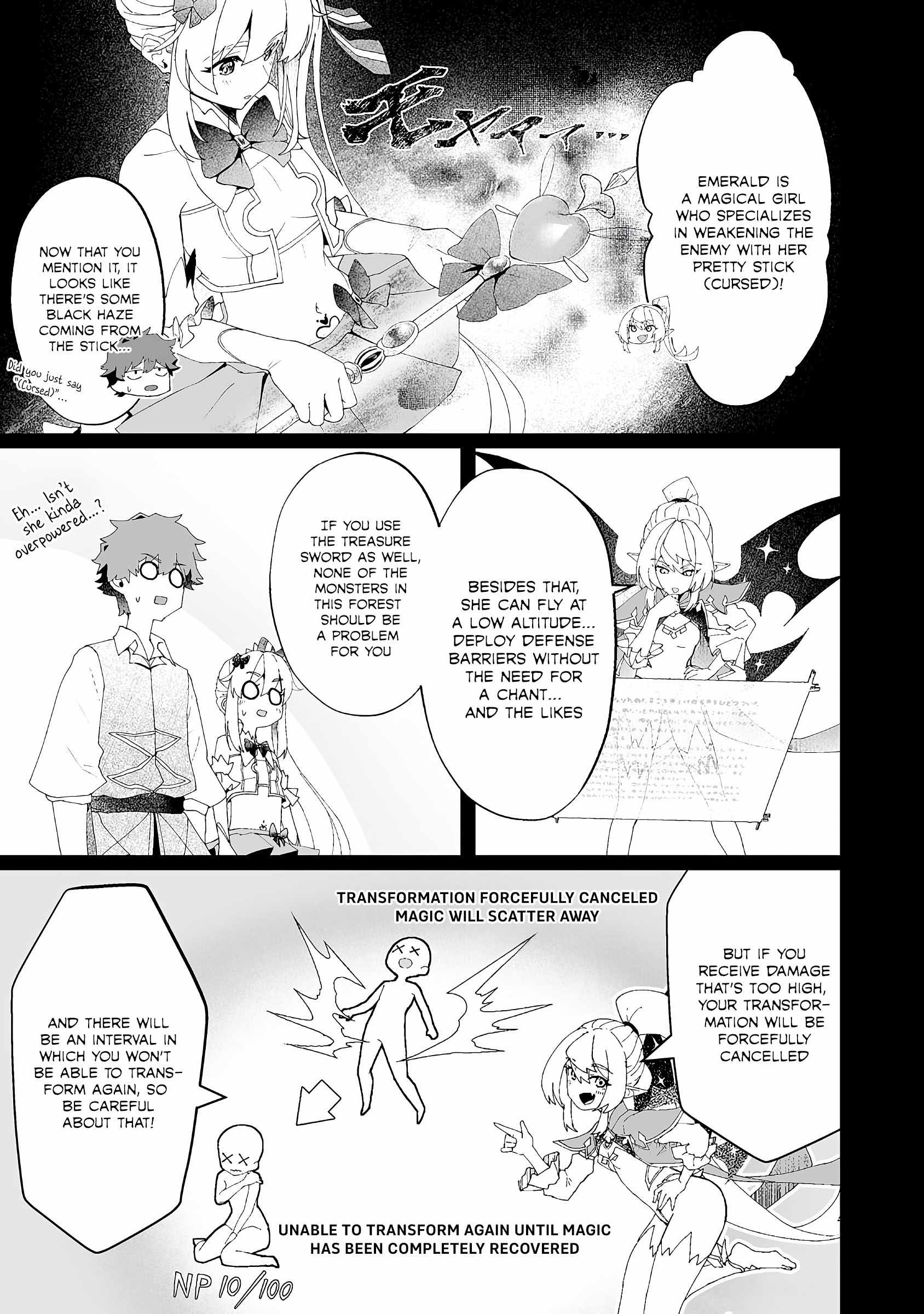 Makutsu no Ou ~Yomei Ikkagetsu no Doutei, Mahou Shoujo Harem o Kizuite Ou e Kunrinsu~ Chapter 5 - Page 7