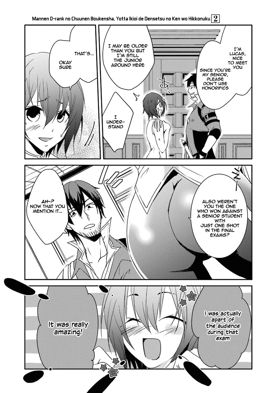 Mannen D-rank No Chuunen Boukensha, Yotta Ikioi De Densetsu No Ken Wo Hikkonuku Chapter 13 - Page 10