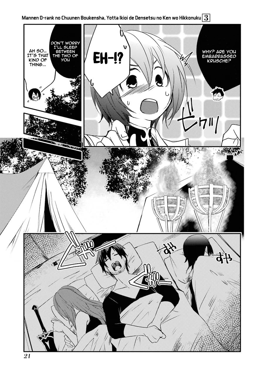 Mannen D-rank No Chuunen Boukensha, Yotta Ikioi De Densetsu No Ken Wo Hikkonuku Chapter 14 - Page 23