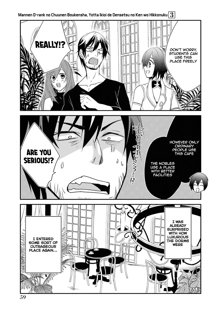 Mannen D-rank No Chuunen Boukensha, Yotta Ikioi De Densetsu No Ken Wo Hikkonuku Chapter 15 - Page 23