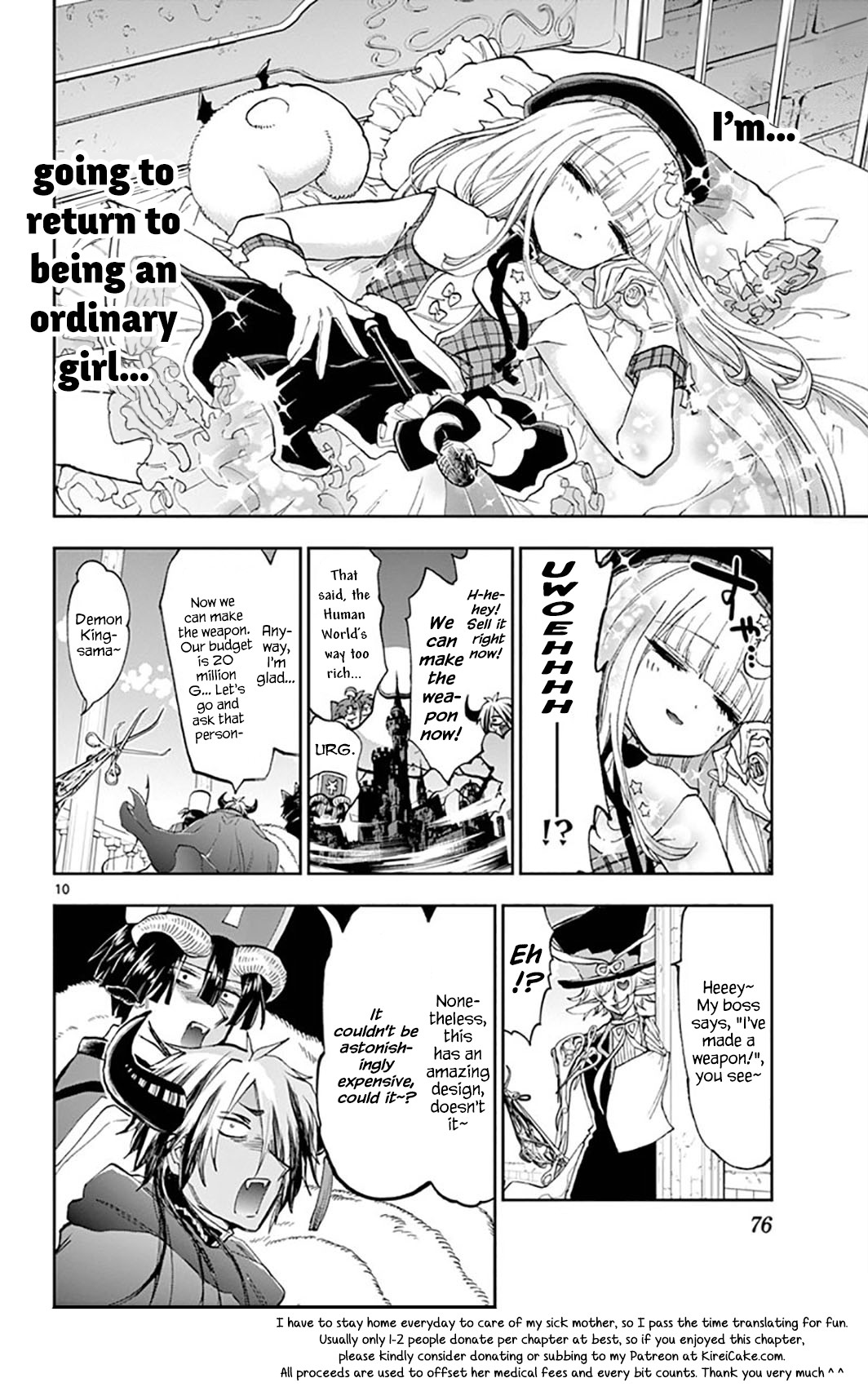 Maou-jou de Oyasumi Chapter 149 - Page 10