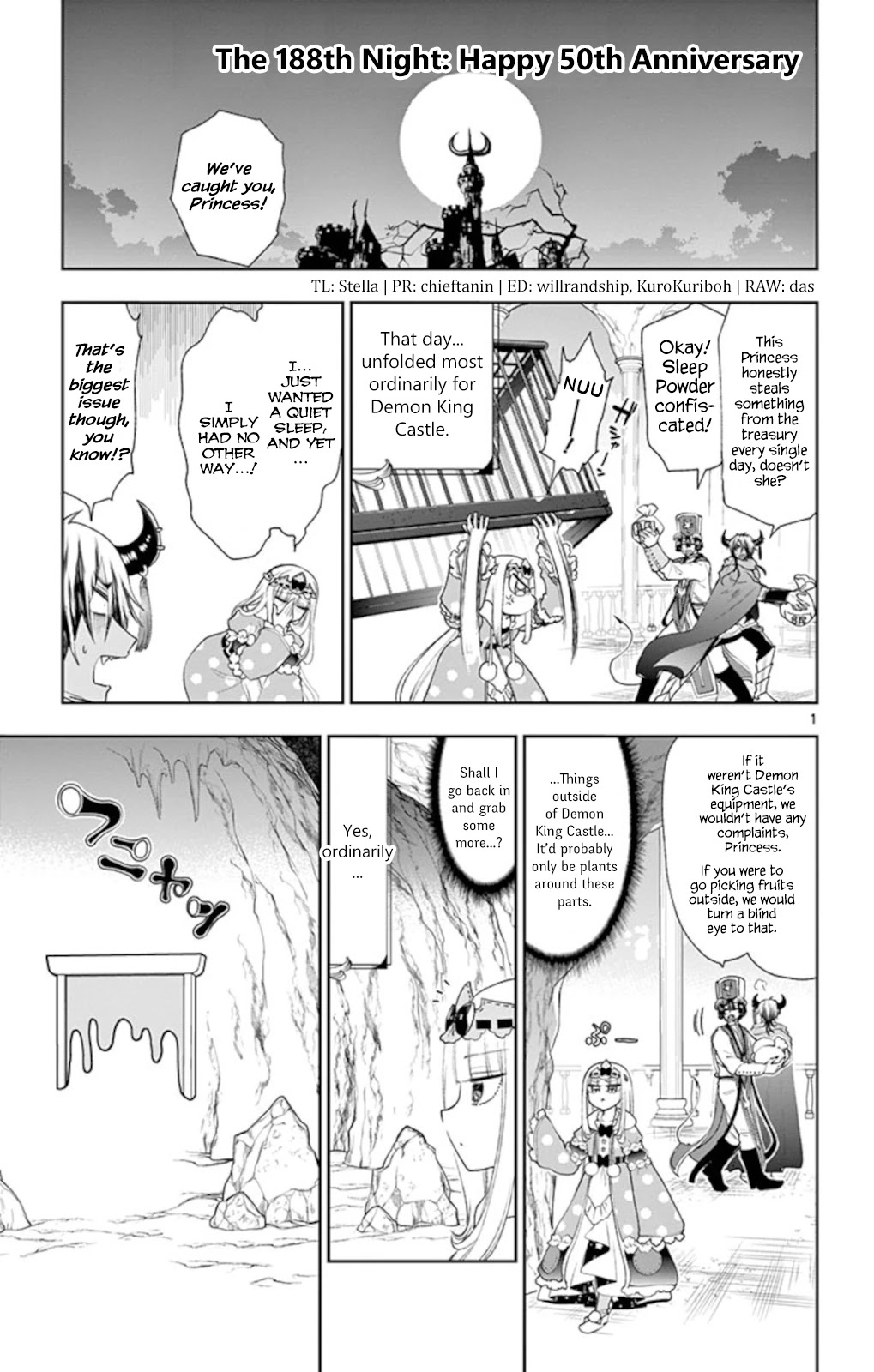 Maou-jou de Oyasumi Chapter 188 - Page 1