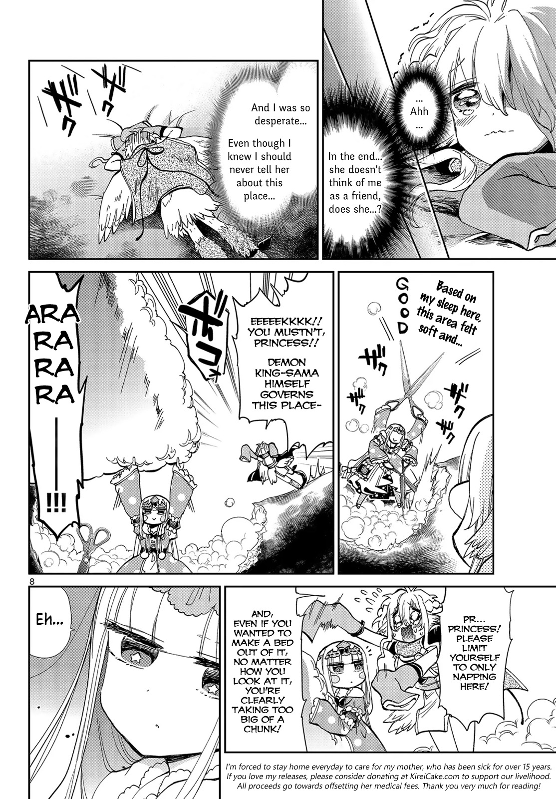 Maou-jou de Oyasumi Chapter 28 - Page 8