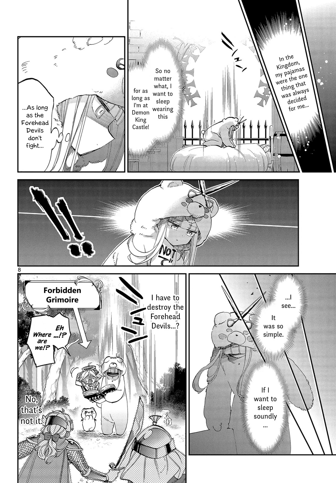 Maou-jou de Oyasumi Chapter 43 - Page 8