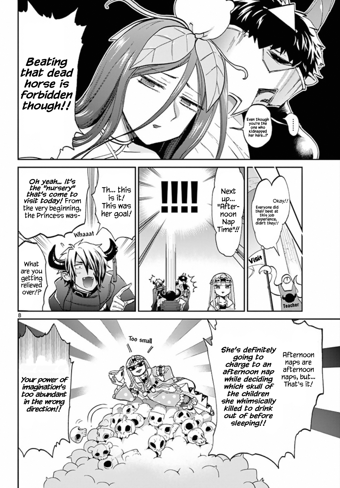 Maou-jou de Oyasumi Chapter 62 - Page 8