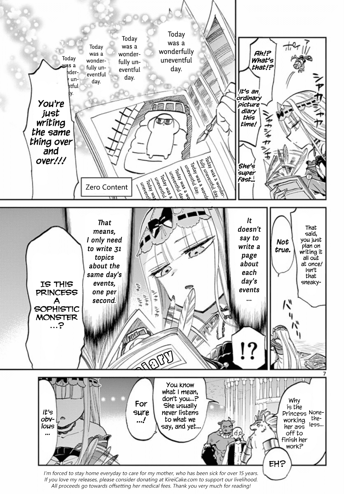 Maou-jou de Oyasumi Chapter 64 - Page 7