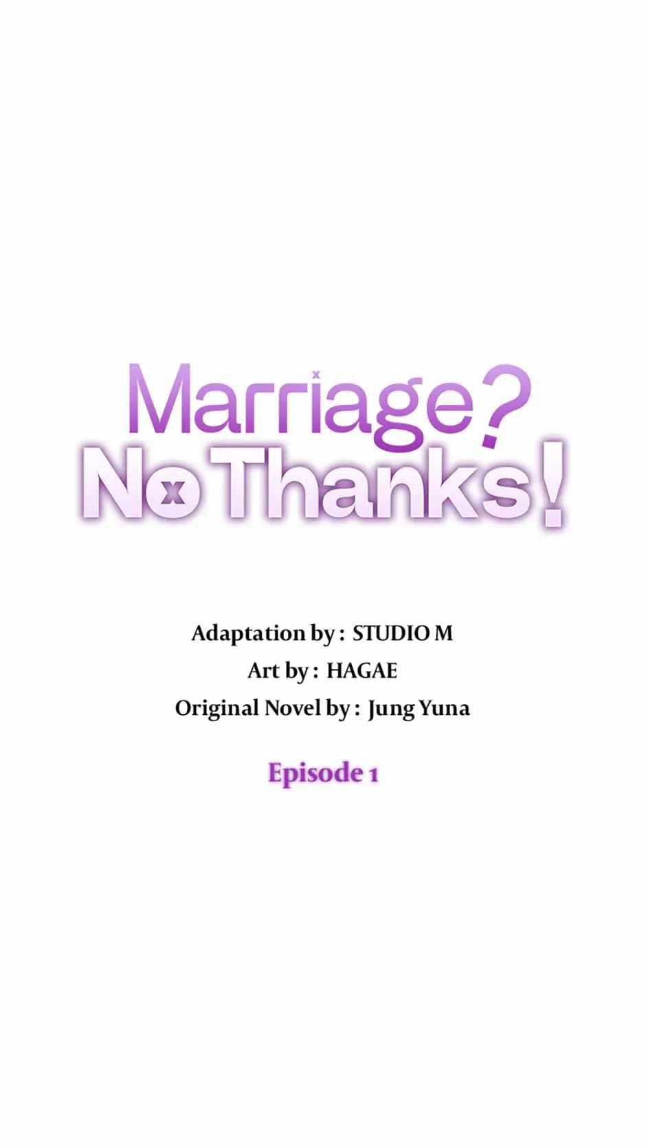 Marriage? No Thanks! Chapter 1 - Page 19