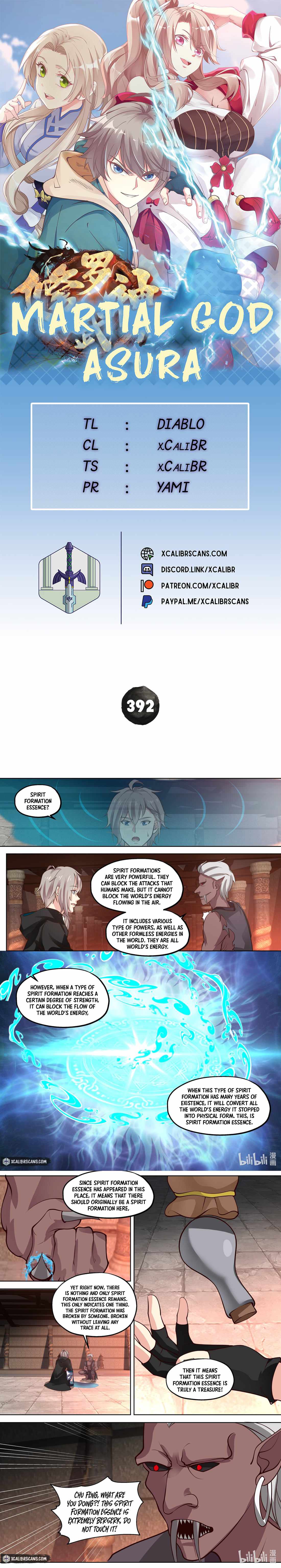 Martial God Asura Chapter 392 - Page 1