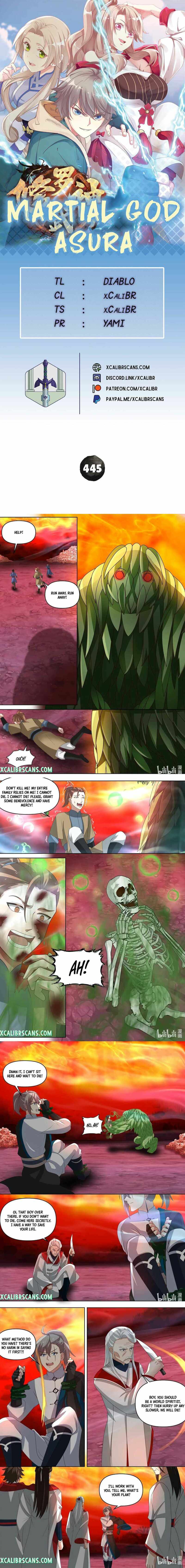 Martial God Asura Chapter 445 - Page 1