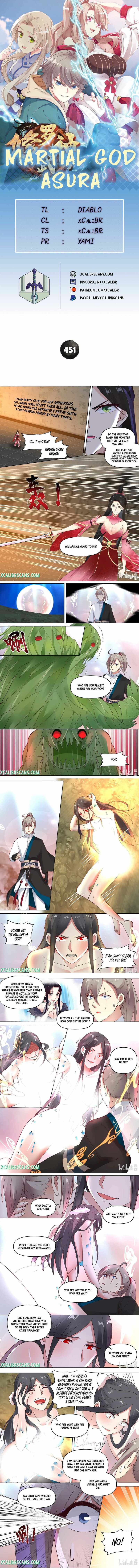 Martial God Asura Chapter 451 - Page 1