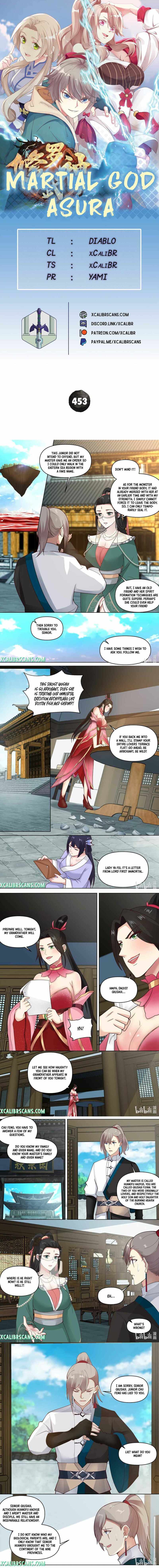 Martial God Asura Chapter 453 - Page 1
