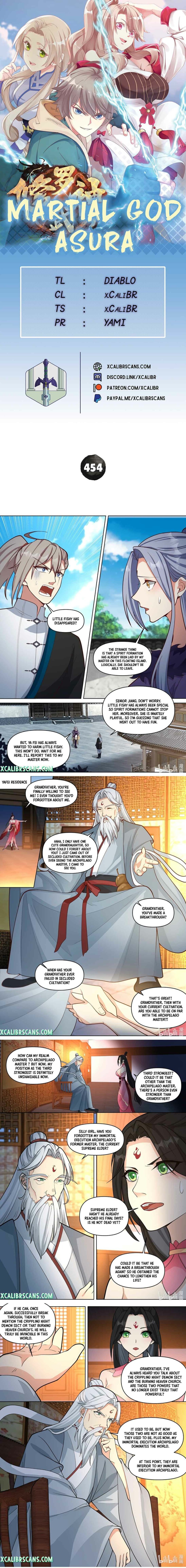 Martial God Asura Chapter 454 - Page 1