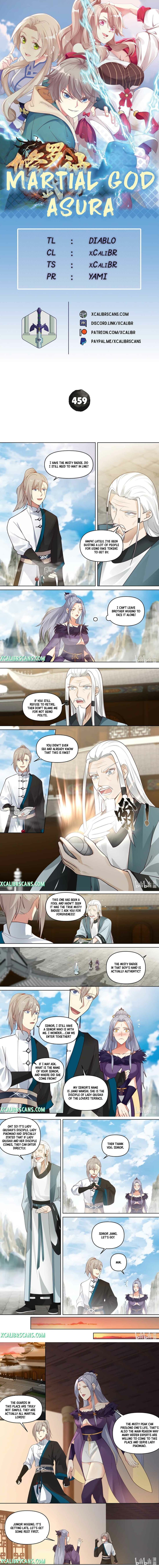 Martial God Asura Chapter 459 - Page 1