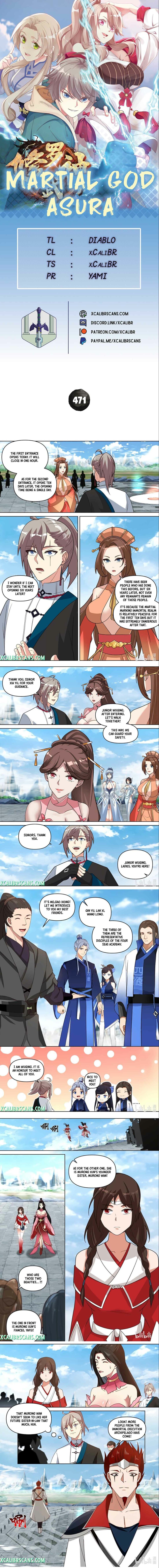 Martial God Asura Chapter 471 - Page 1