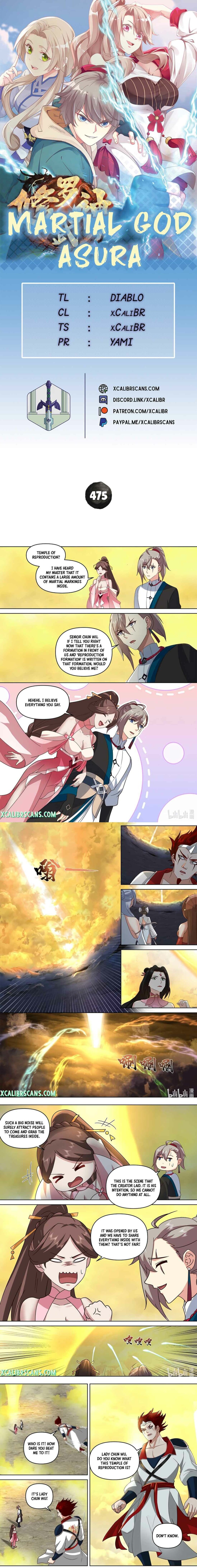 Martial God Asura Chapter 475 - Page 1
