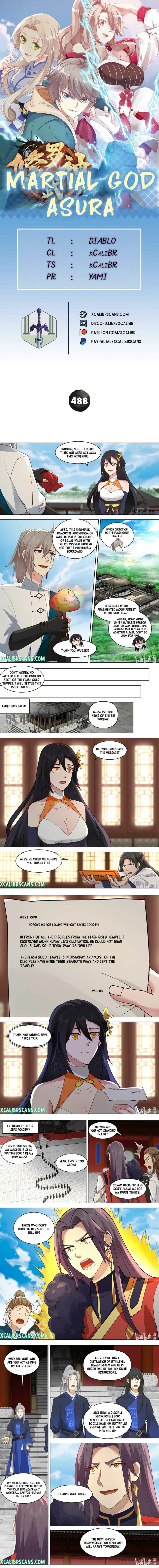Martial God Asura Chapter 488 - Page 1