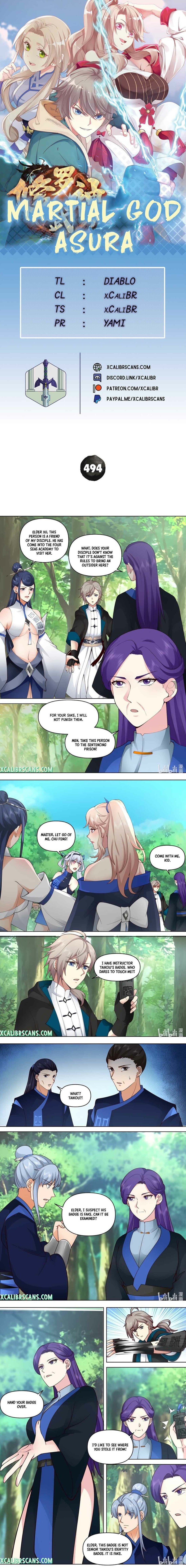 Martial God Asura Chapter 494 - Page 1