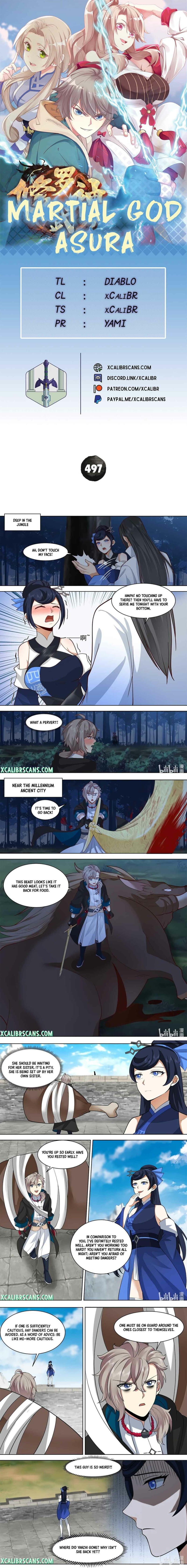 Martial God Asura Chapter 497 - Page 1