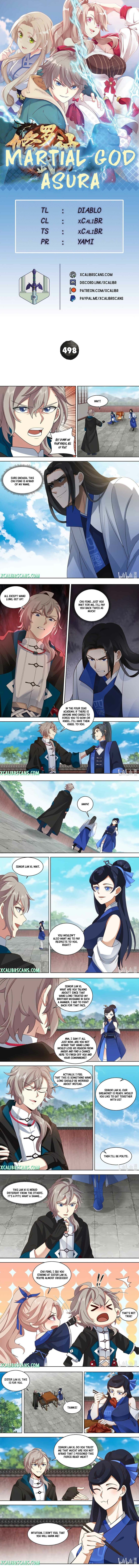 Martial God Asura Chapter 498 - Page 1