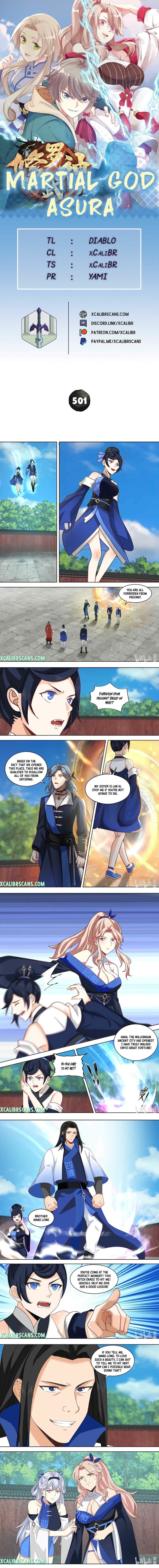 Martial God Asura Chapter 501 - Page 1
