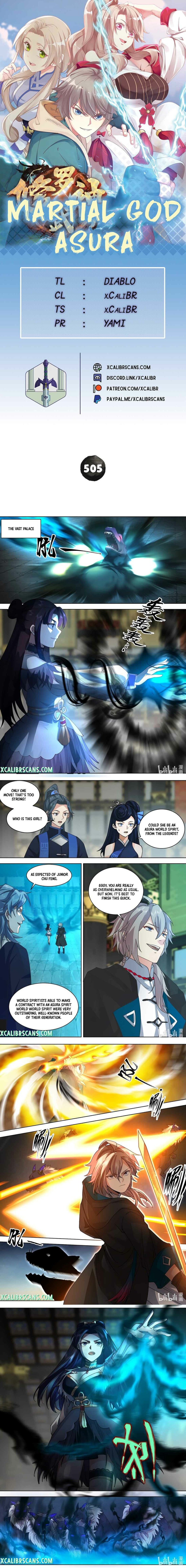 Martial God Asura Chapter 505 - Page 1