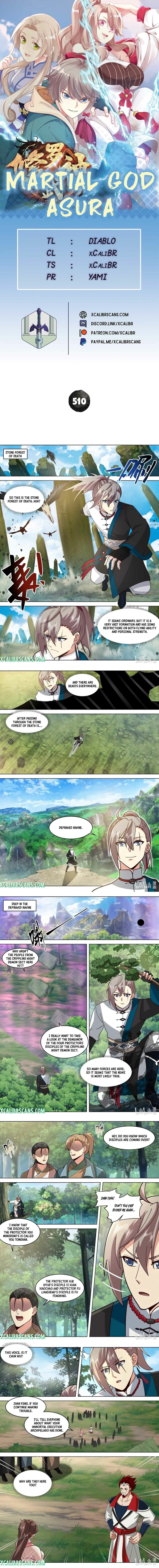 Martial God Asura Chapter 510 - Page 1
