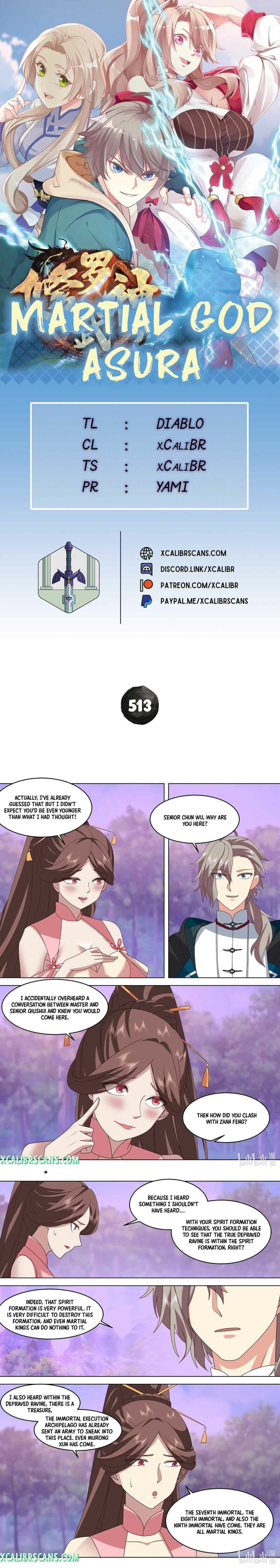 Martial God Asura Chapter 513 - Page 1