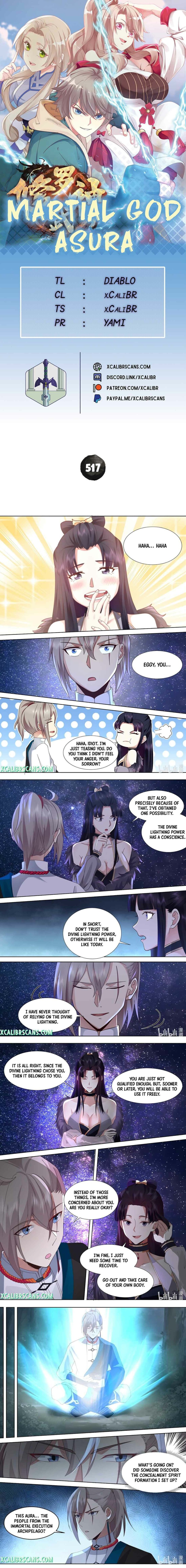 Martial God Asura Chapter 517 - Page 1
