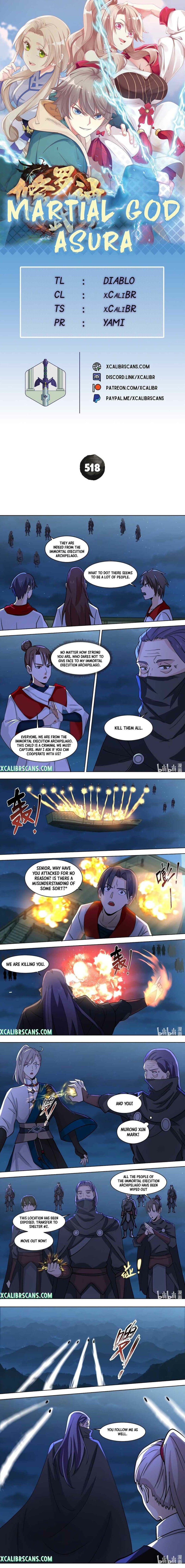 Martial God Asura Chapter 518 - Page 1