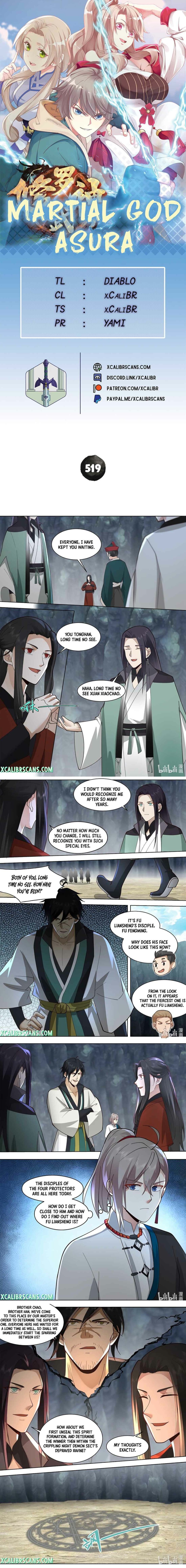 Martial God Asura Chapter 519 - Page 1