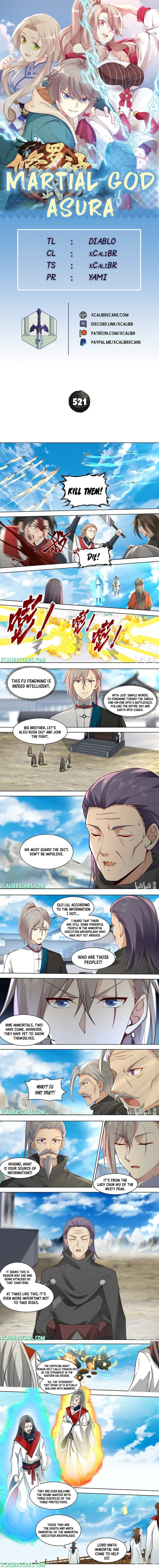 Martial God Asura Chapter 521 - Page 1