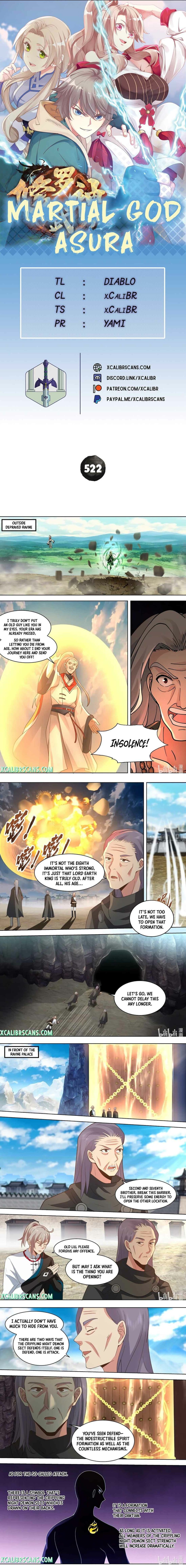 Martial God Asura Chapter 522 - Page 1
