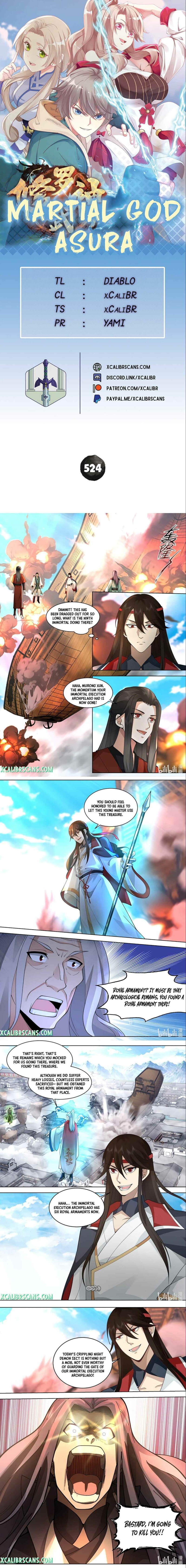 Martial God Asura Chapter 524 - Page 1