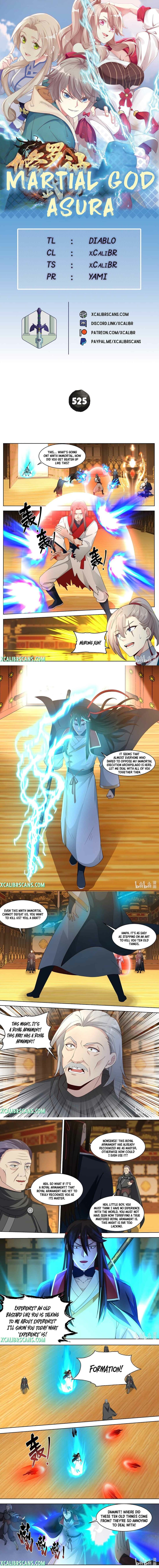 Martial God Asura Chapter 525 - Page 1