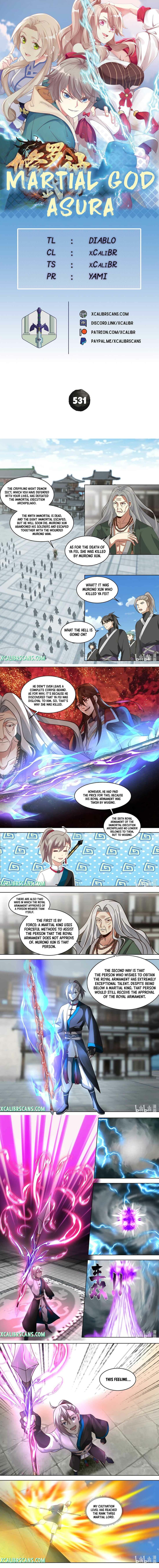 Martial God Asura Chapter 531 - Page 1