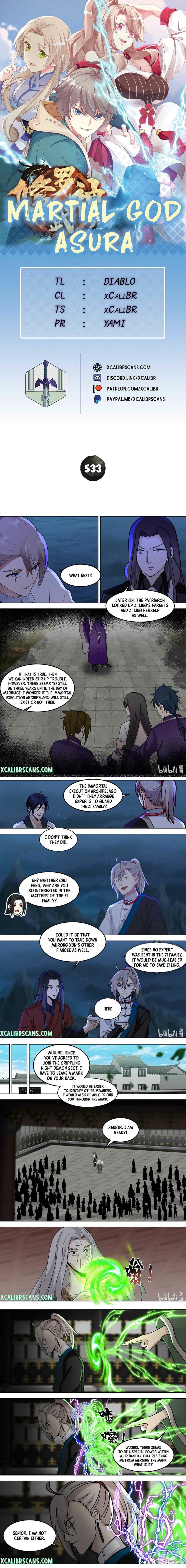 Martial God Asura Chapter 533 - Page 1