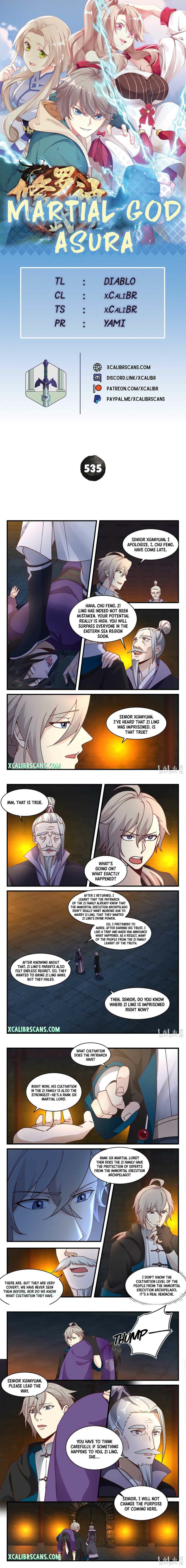 Martial God Asura Chapter 535 - Page 1