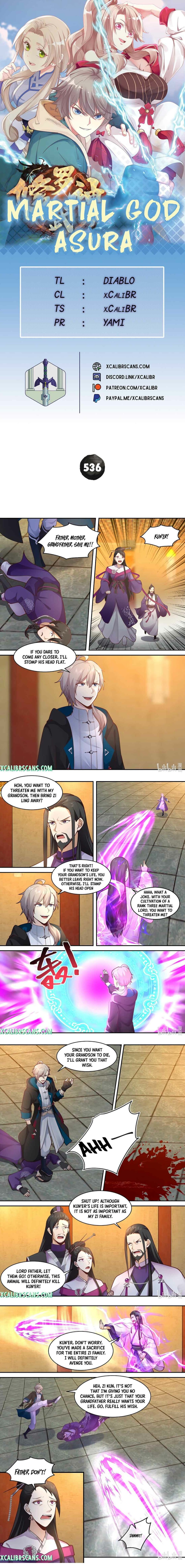 Martial God Asura Chapter 536 - Page 1