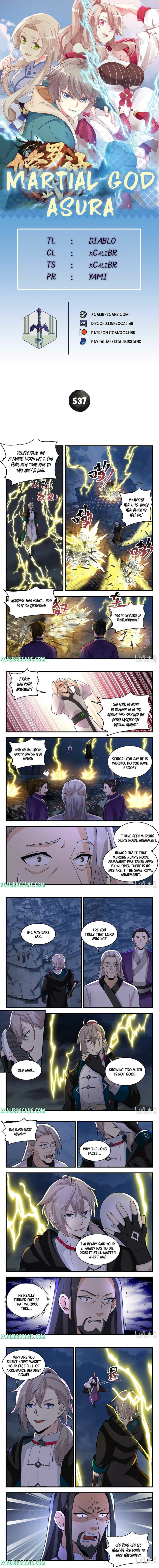 Martial God Asura Chapter 537 - Page 1