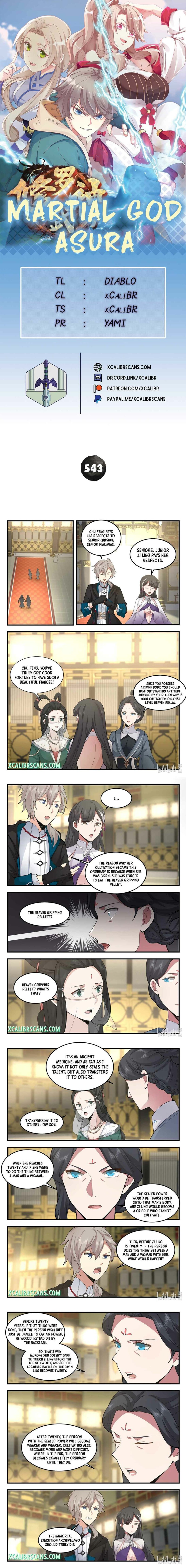 Martial God Asura Chapter 543 - Page 1