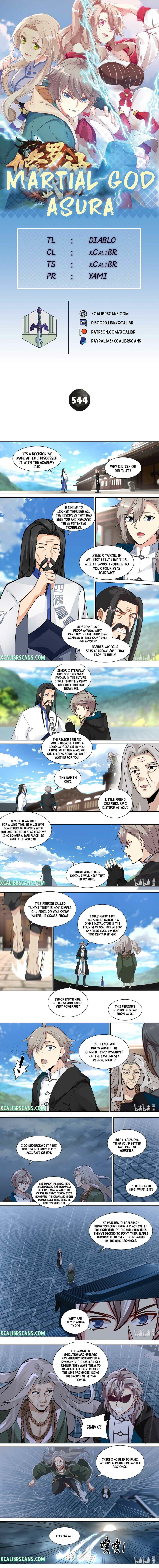 Martial God Asura Chapter 544 - Page 1